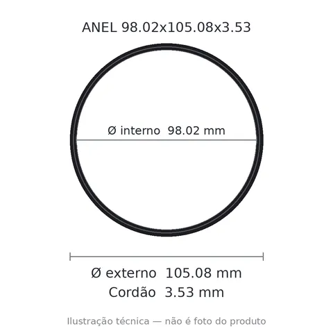 Anel 2241 98,02x105,08x3,53