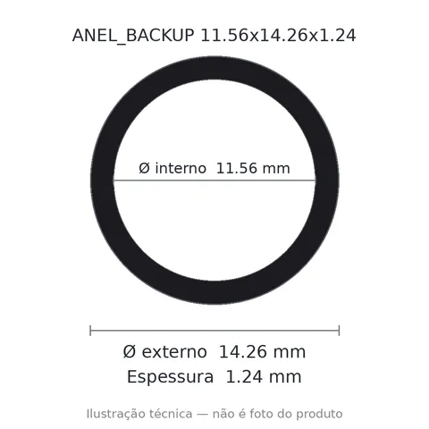 Anel Backup 11,56x14,26x1,24