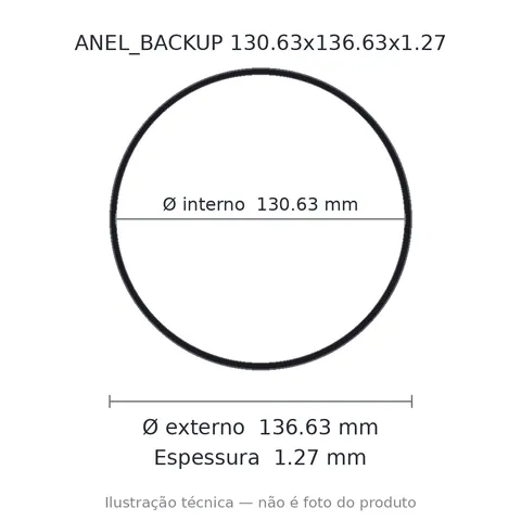 Anel Backup 130,63x136,63x1,27