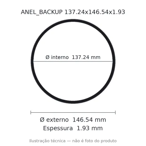 Anel Backup 137,24x146,54x1,93