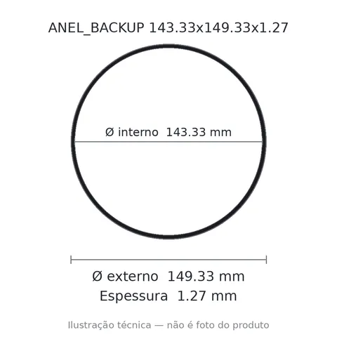 Anel Backup 143,33x149,33x1,27