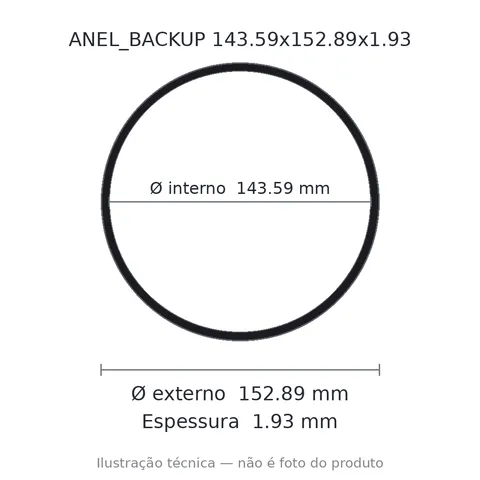 Anel Backup 143,59x152,89x1,93