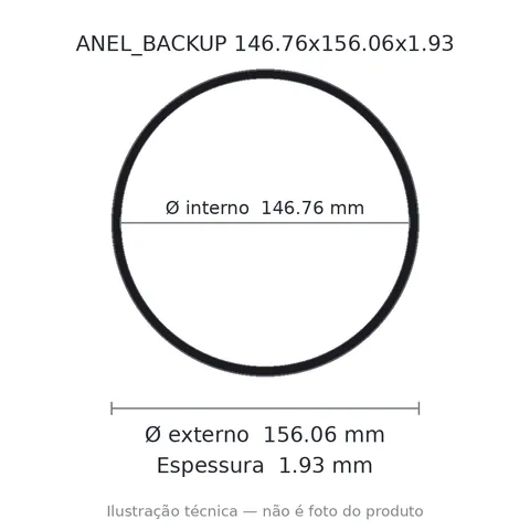 Anel Backup 146,76x156,06x1,93