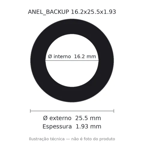 Anel Backup 16,2x25,5x1,93