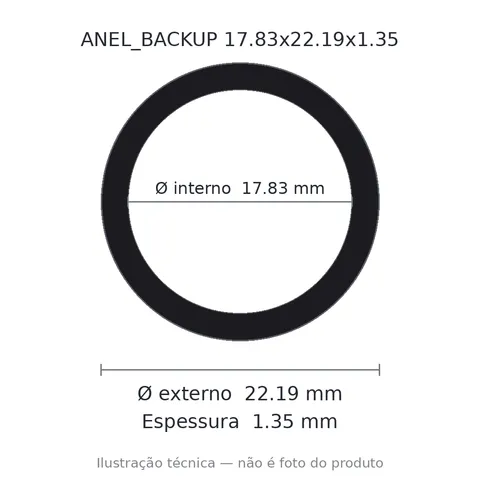 Anel Backup 17,83x22,19x1,35