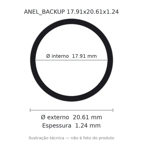 Anel Backup 17,91x20,61x1,24