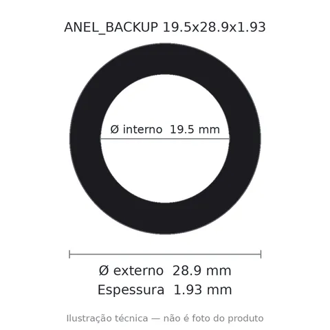 Anel Backup 19,5x28,9x1,93
