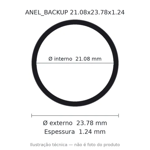 Anel Backup 21,08x23,78x1,24