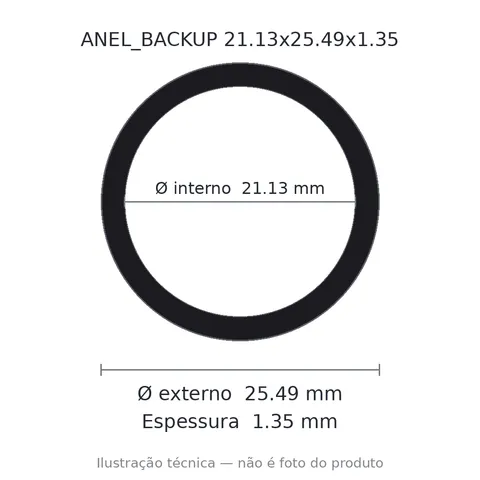 Anel Backup 21,13x25,49x1,35