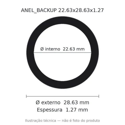Anel Backup 22,63x28,63x1,27
