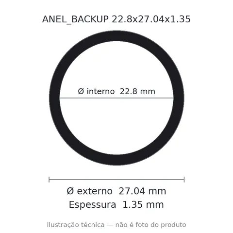 Anel Backup 22,8x27,04x1,35