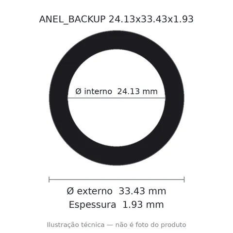 Anel Backup 24,13x33,43x1,93