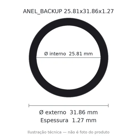 Anel Backup 25,81x31,86x1,27