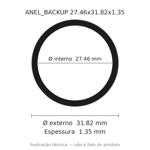 Anel Backup 27,46x31,82x1,35
