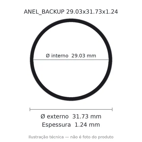 Anel Backup 29,03x31,73x1,24