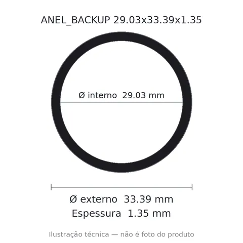 Anel Backup 29,03x33,39x1,35
