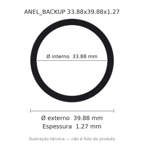 Anel Backup 33,88x39,88x1,27