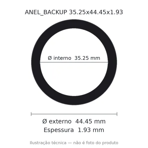 Anel Backup 35,25x44,45x1,93