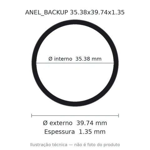 Anel Backup 35,38x39,74x1,35