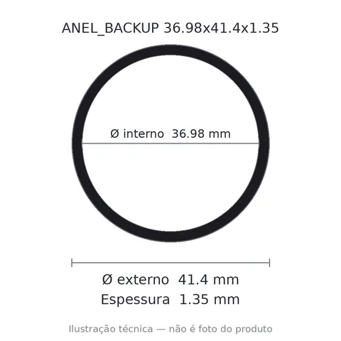 Anel Backup 36,98x41,4x1,35