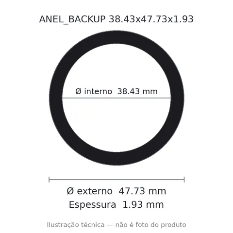 Anel Backup 38,43x47,73x1,93