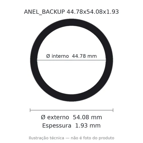 Anel Backup 44,78x54,08x1,93