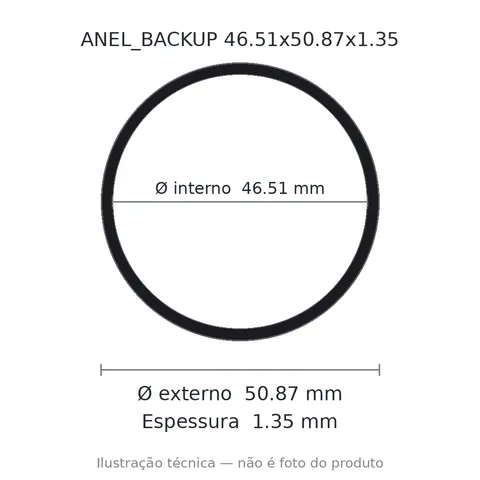 Anel Backup 46,51x50,87x1,35