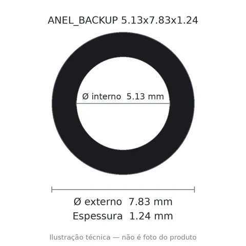 Anel Backup 5,13x7,83x1,24