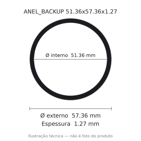 Anel Backup 51,36x57,36x1,27