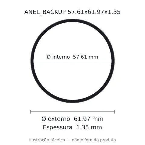 Anel Backup 57,61x61,97x1,35