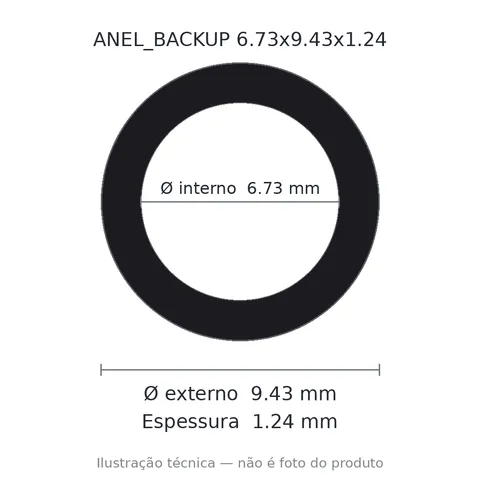 Anel Backup 6,73x9,43x1,24