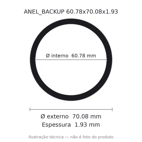 Anel Backup 60,78x70,08x1,93