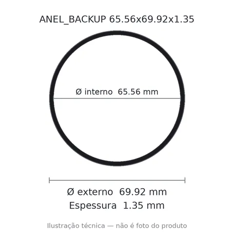 Anel Backup 65,56x69,92x1,35