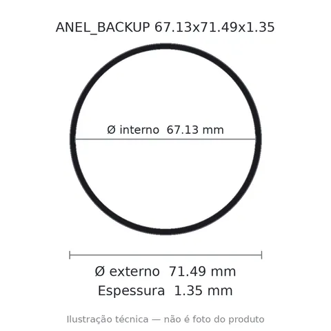 Anel Backup 67,13x71,49x1,35