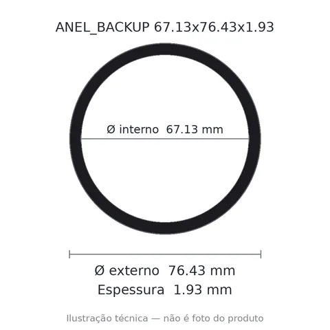 Anel Backup 67,13x76,43x1,93