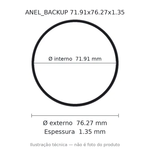Anel Backup 71,91x76,27x1,35