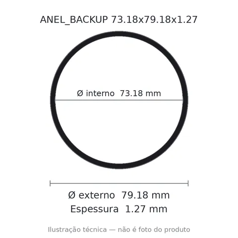Anel Backup 73,18x79,18x1,27