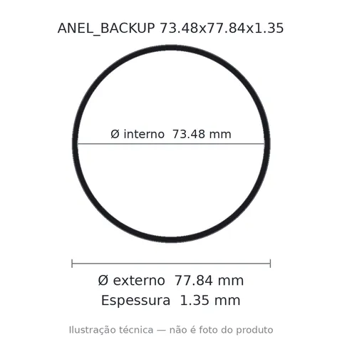 Anel Backup 73,48x77,84x1,35