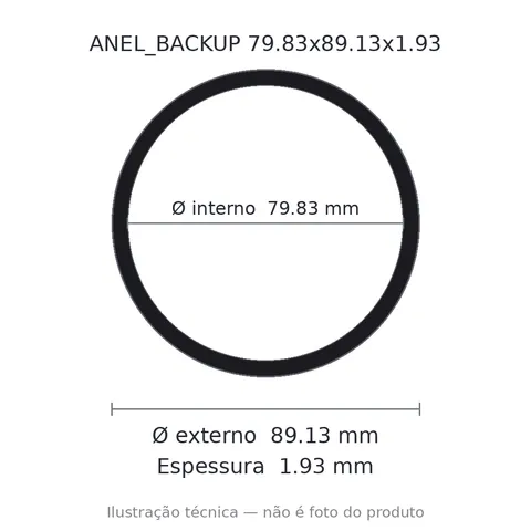 Anel Backup 79,83x89,13x1,93