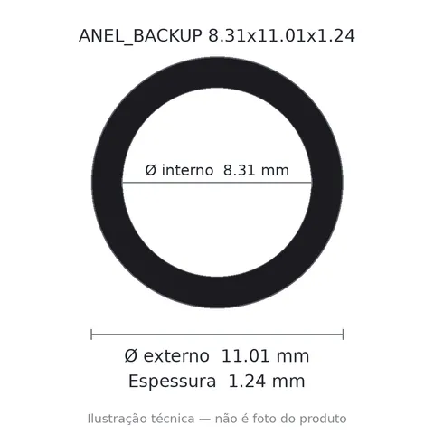 Anel Backup 8,31x11,01x1,24