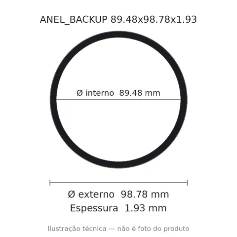 Anel Backup 89,48x98,78x1,93