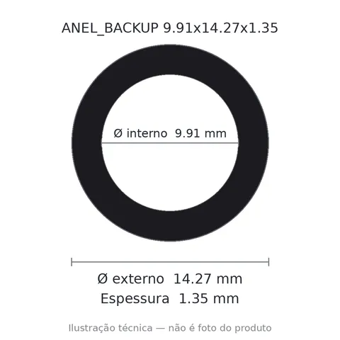 Anel Backup 9,91x14,27x1,35