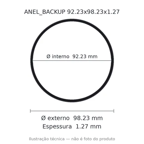 Anel Backup 92,23x98,23x1,27