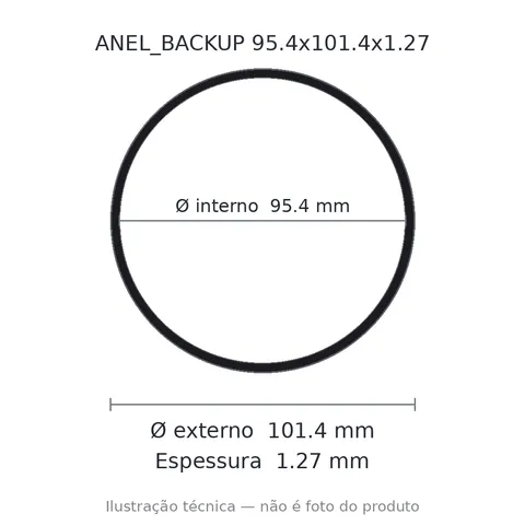 Anel Backup 95,4x101,4x1,27
