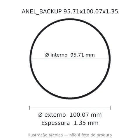 Anel Backup 95,71x100,07x1,35