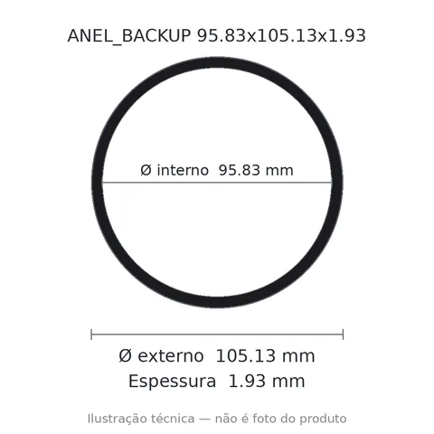 Anel Backup 95,83x105,13x1,93