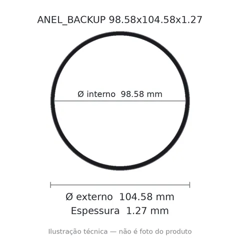 Anel Backup 98,58x104,58x1,27