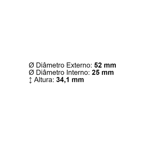 Rolamento Radial Esfera Fixo GBR UC205