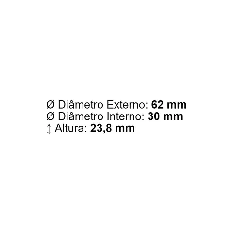 Rolamento Radial Esfera Contato Angular TIMKEN 3206 ATN1/2RS