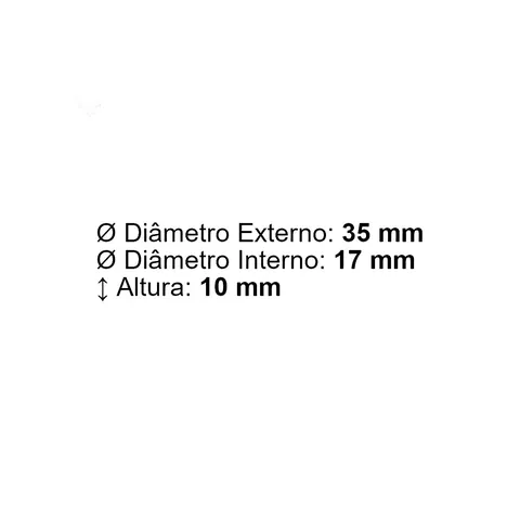 Rolamento Radial Esfera Fixo ERM 6003 2RSC3